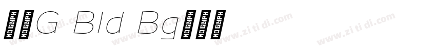 茂凱EG Bold Big5字体转换